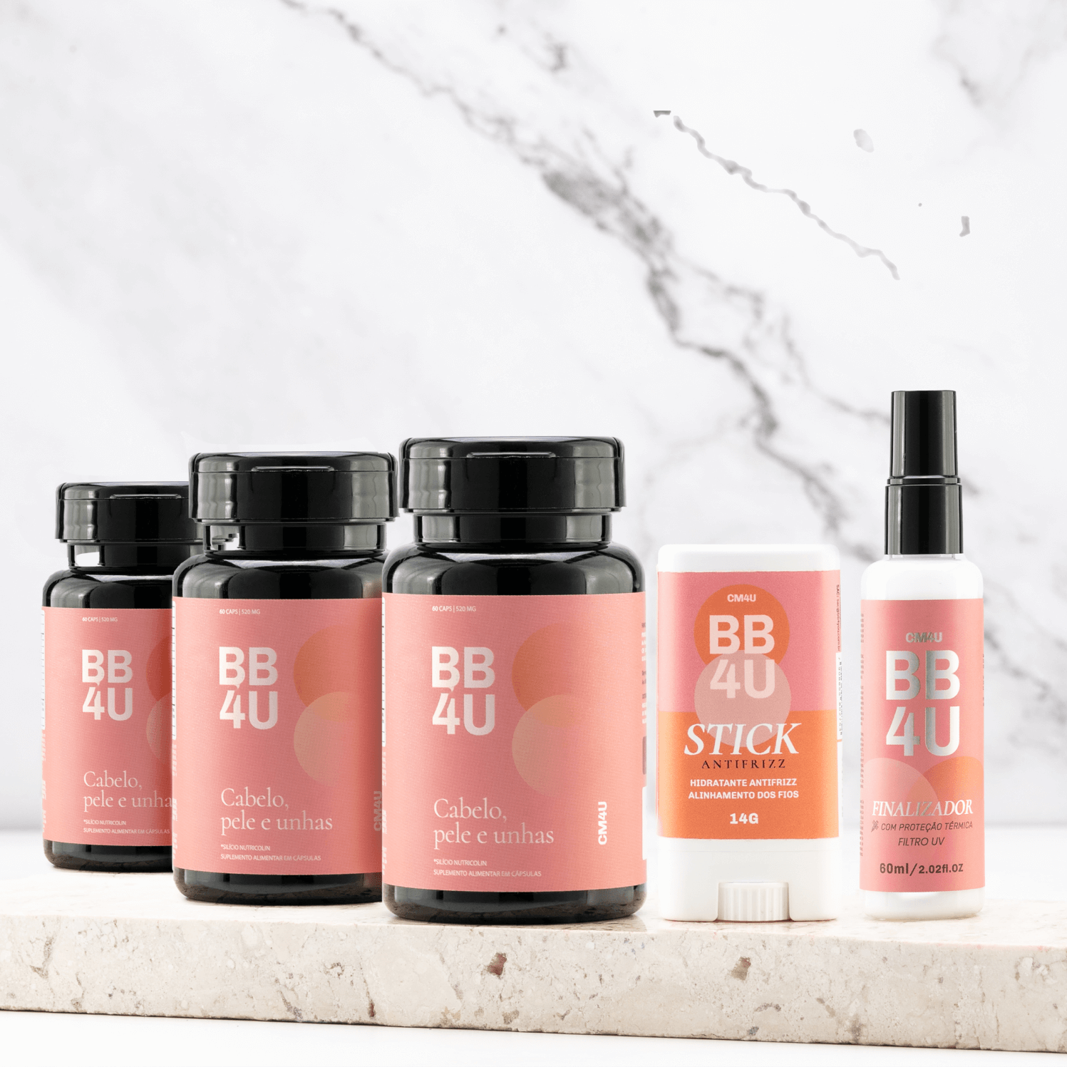 3 BB4U CÁPSULA + STICK ANTIFRIZZ + FINALIZADOR